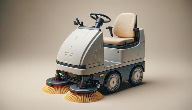 Ride on scrubber for seniors