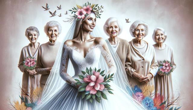 Seniors wedding dress
