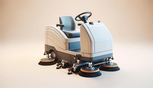 Ride on scrubber for seniors
