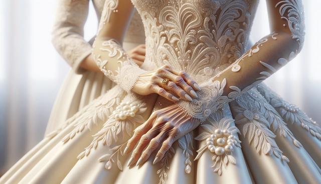 Seniors wedding dress