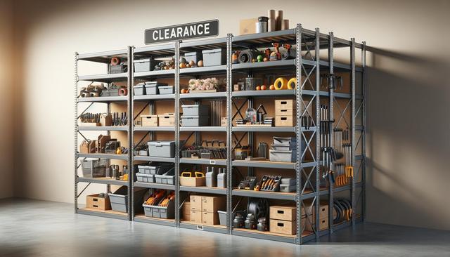 Heavy Duty Garage Shelving on Clearance – Organize Your Space with Durable Steel Racks
