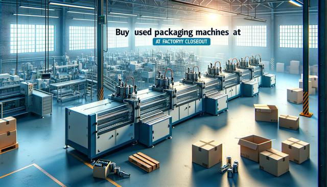 Affordable Automation: Buy Used Packaging Machines from Factory Closeouts
